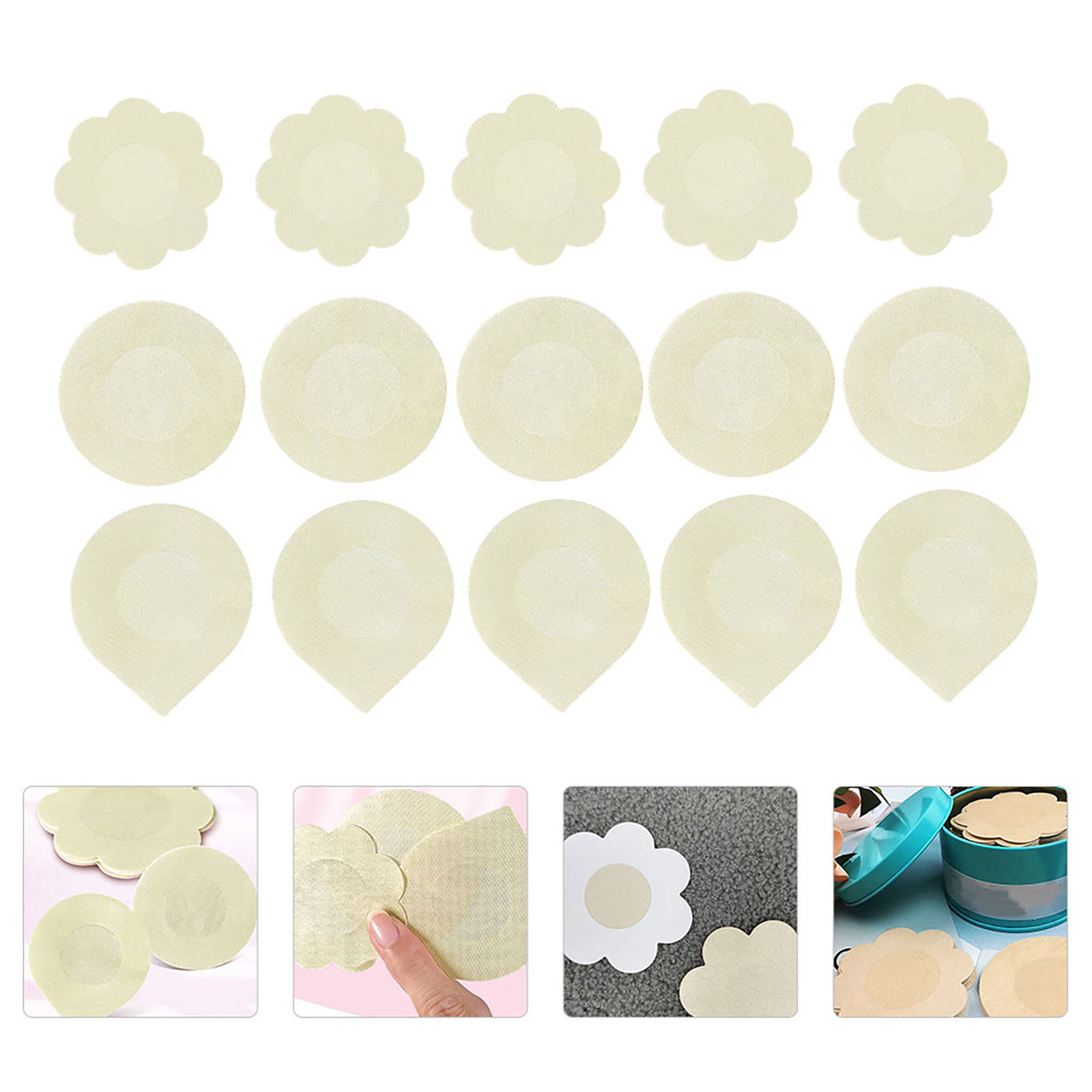Nipple Cover Pasties - 30Pcs Covers Pasties Lightweight Breathable Nipples