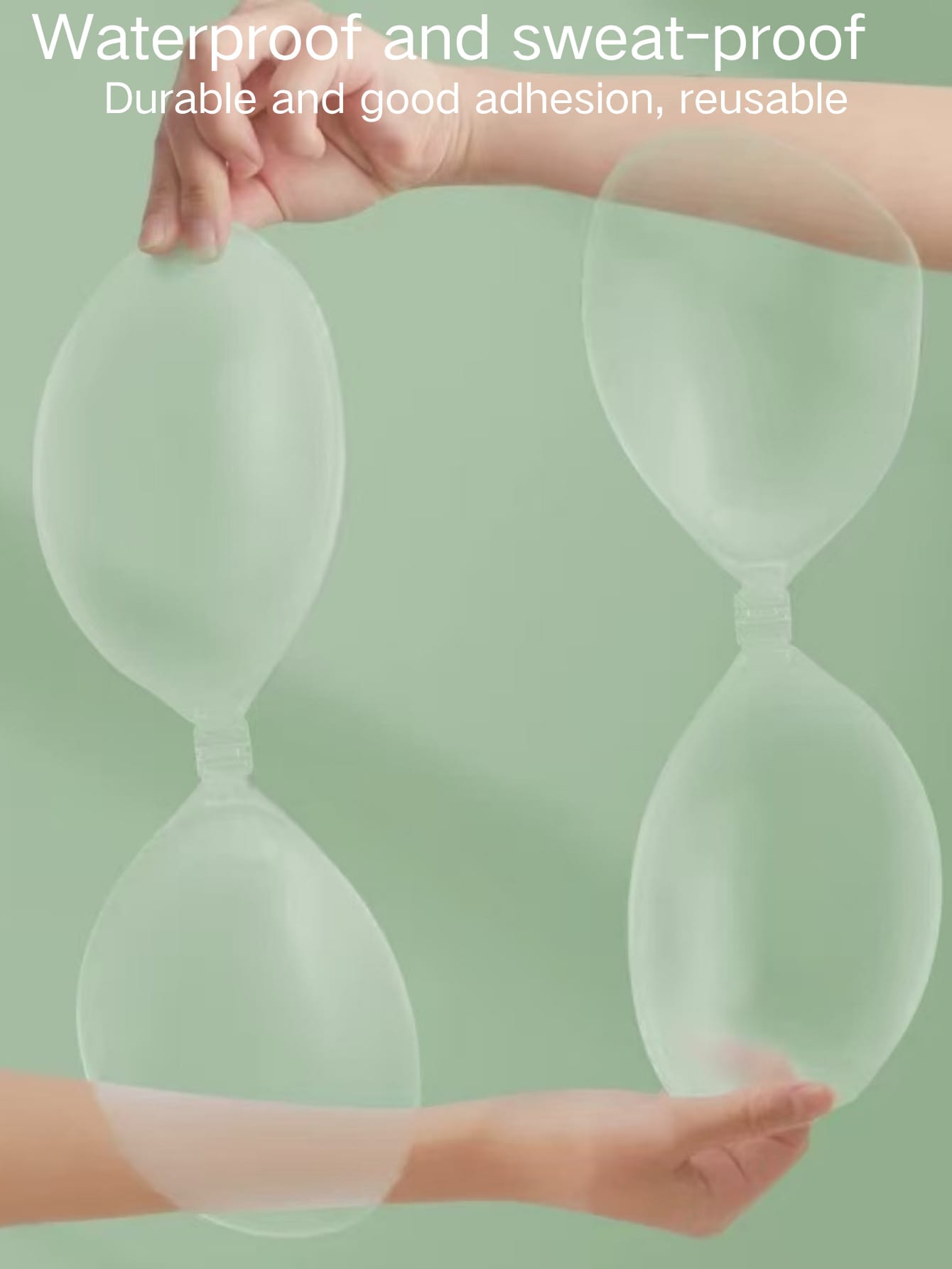 Silicone Bra Adhesive - Women's invisible strapless silicone bra with