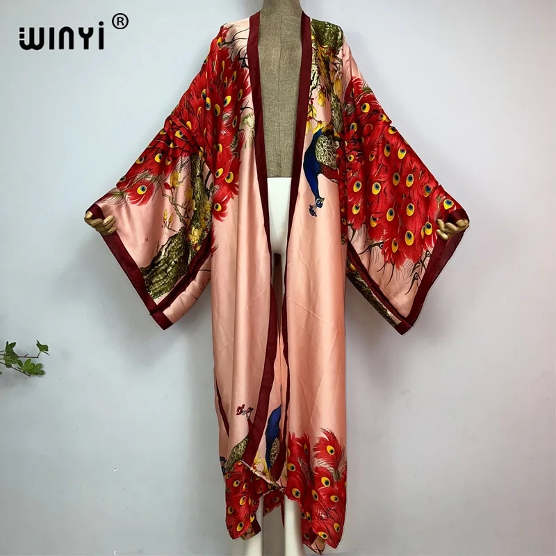 Robe Silk Women - WINYI 2024 Summer Women Cardigan stitch