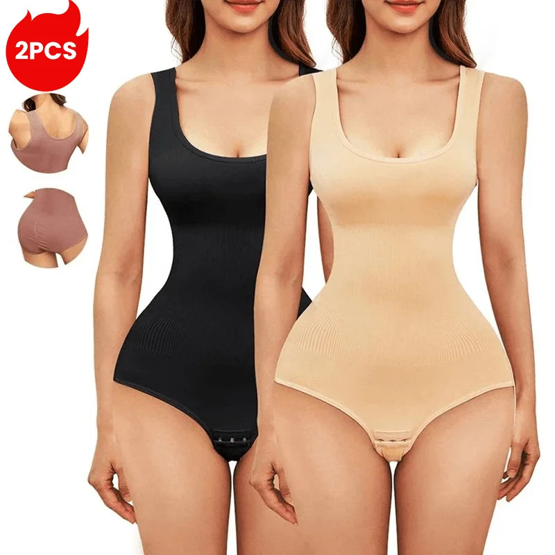 2pcs Body Shapewear For Women  - Shapewear Bodysuit Firm ulasan dan harga