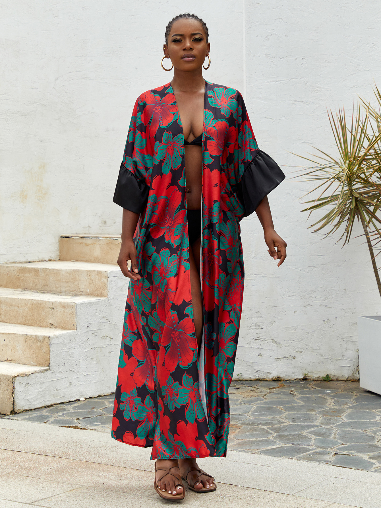 Summer Cardigan For Women Ligh - Robe Silk Women ulasan dan harga