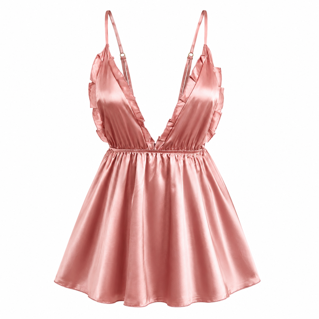 Satin Babydoll Nightgown for W - Babydoll Chemise Night ulasan dan harga