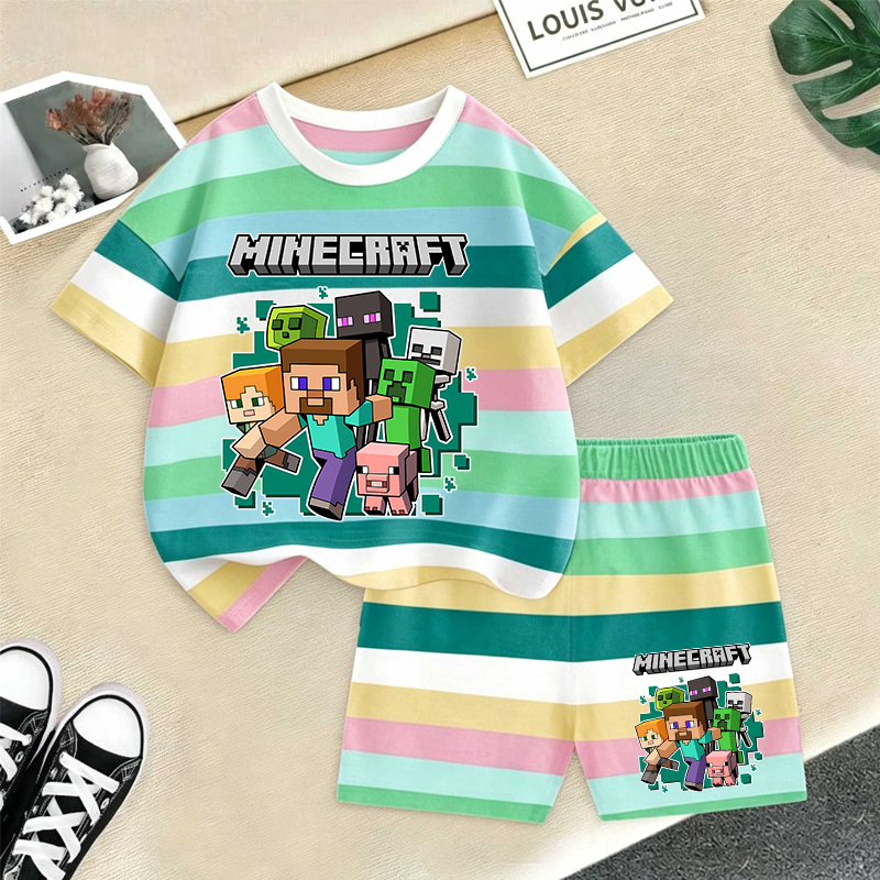 Minecrafted Girl boy Summer T  - Boyshort Underwear ulasan dan harga