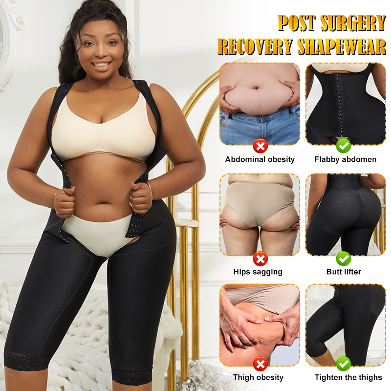Women's Full Body Shaper Compr - Shapewear Bodysuit Firm ulasan dan harga