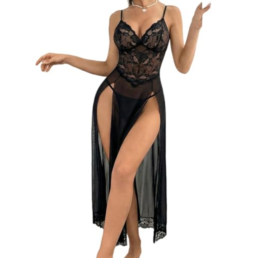 Avidlove Women Lingerie Dress  - Babydoll Chemise Night ulasan dan harga