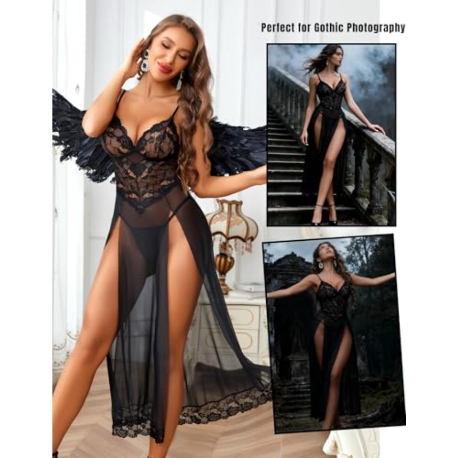 Avidlove Women Lingerie Dress  - Babydoll Chemise Night ulasan dan harga