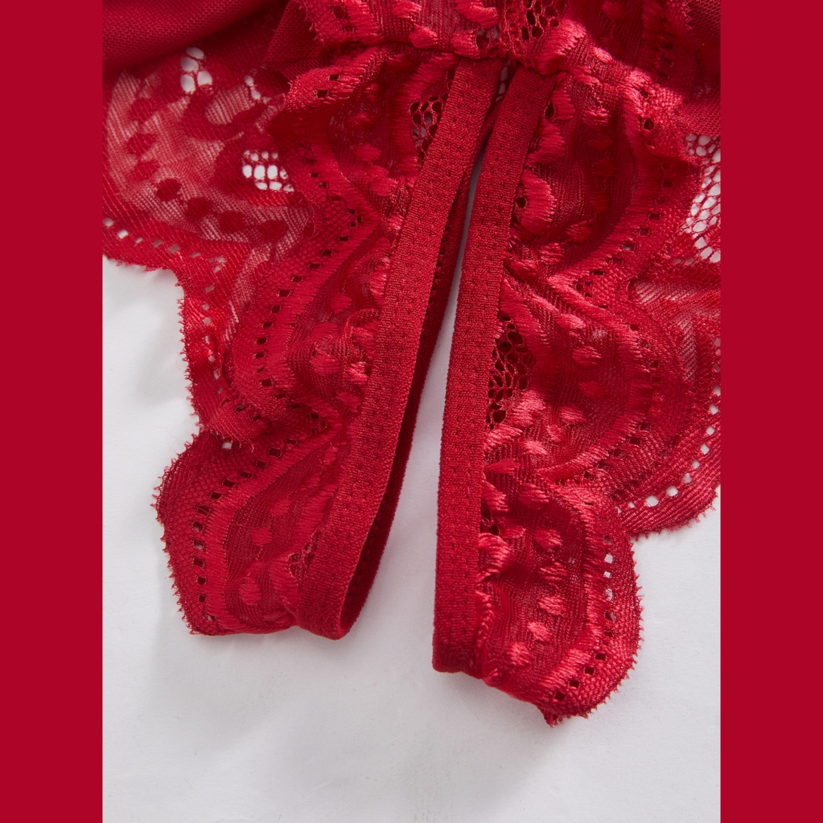 Erotic Crotchless Hot Lingerie - Lace Teddy Lingerie ulasan dan harga