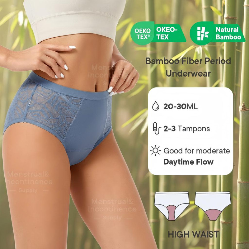 Absorbent Period Underwear Wom - Period Panty Absorbent ulasan dan harga