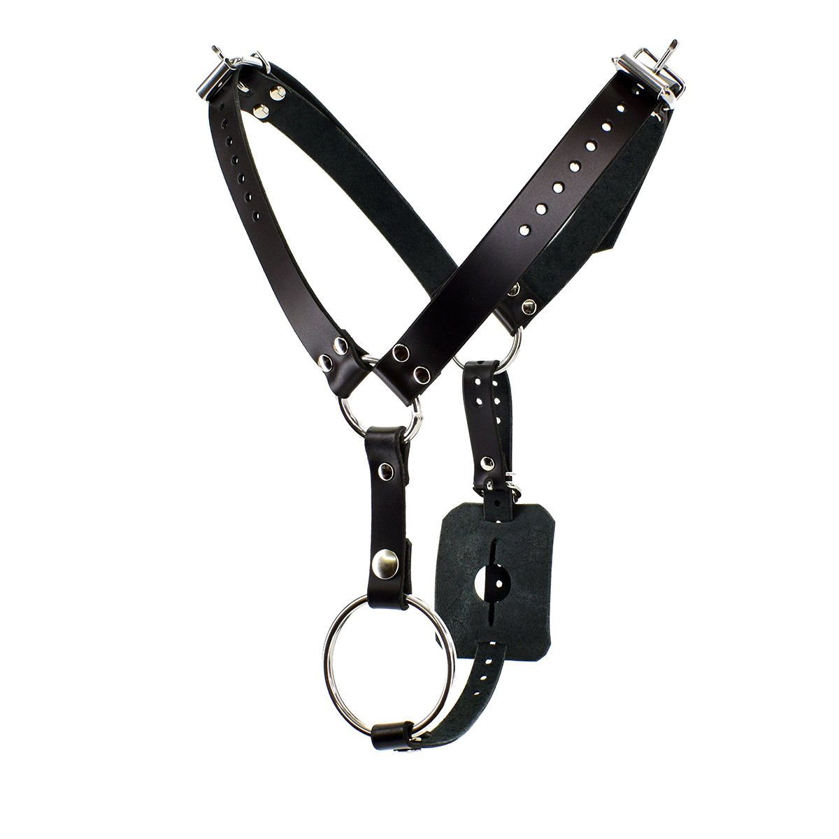 Sexy Leather Butt Plug Bondage - Garter Belt Set ulasan dan harga