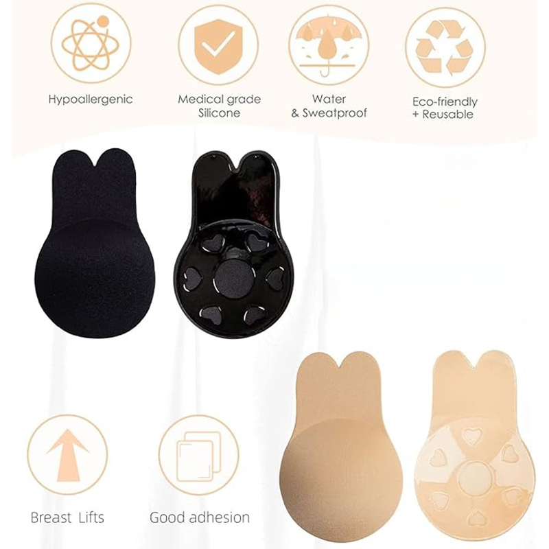FallSweet 1 Pair Women's Invis - Silicone Bra Adhesive ulasan dan harga