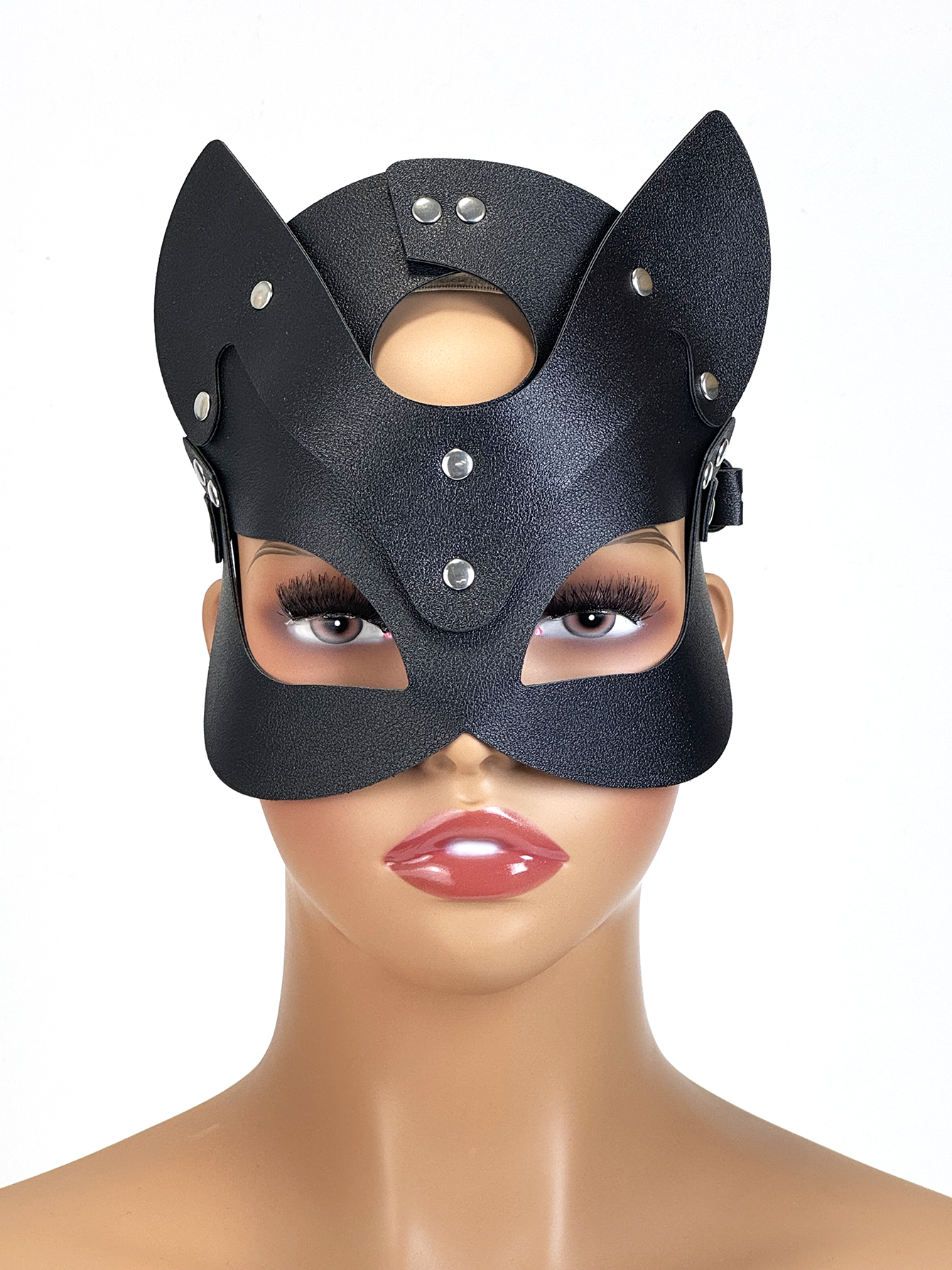 Women Sexy Mask Blindfold Cosp - Garter Belt Set ulasan dan harga